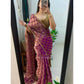 Sari en soie Rangoli douce pour tenue de soirée