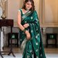 bordure jacquard zari avec doublure zari en sari complet