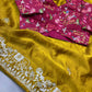 Wedding Wear Haldi Special Exclusive Party Wear Saree