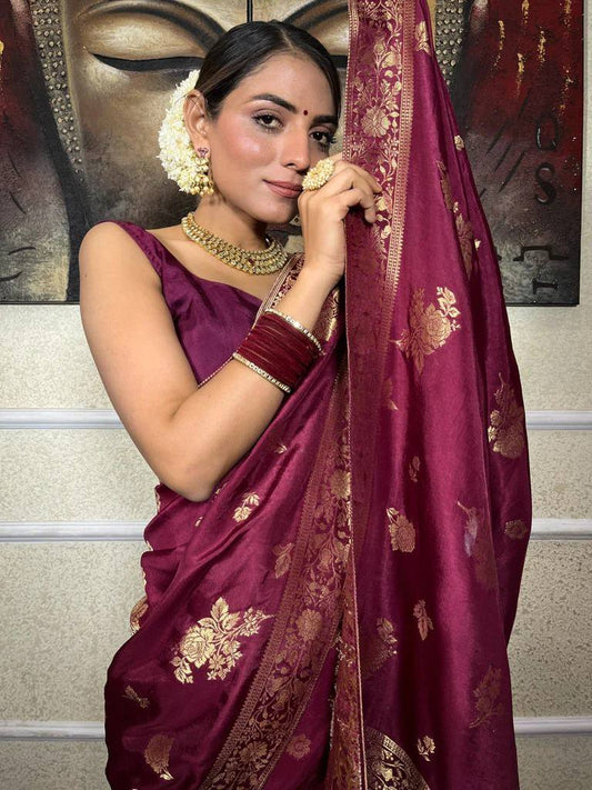 SOFT LICHI SILK CLOTH SAREE