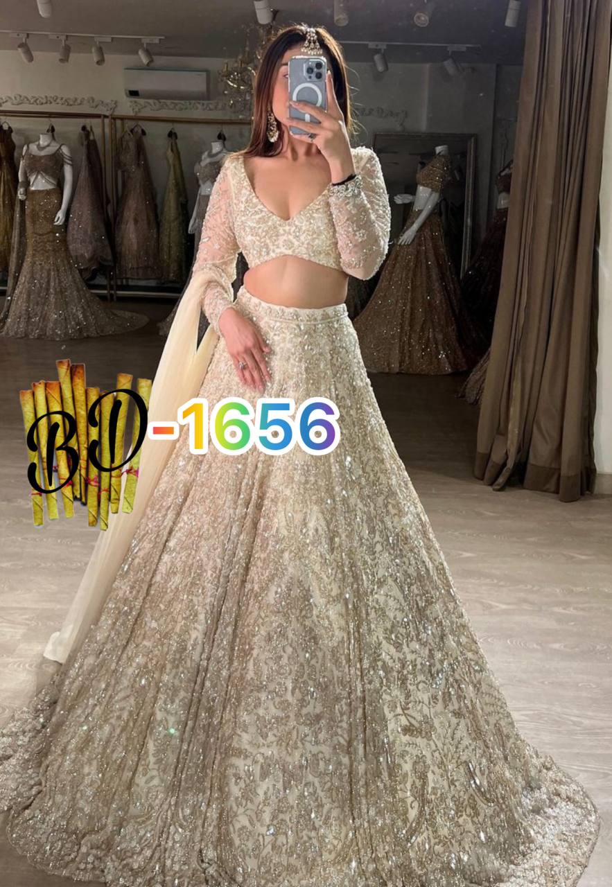 Introducing the 4-Meter Flared Faux Georgette Lehenga