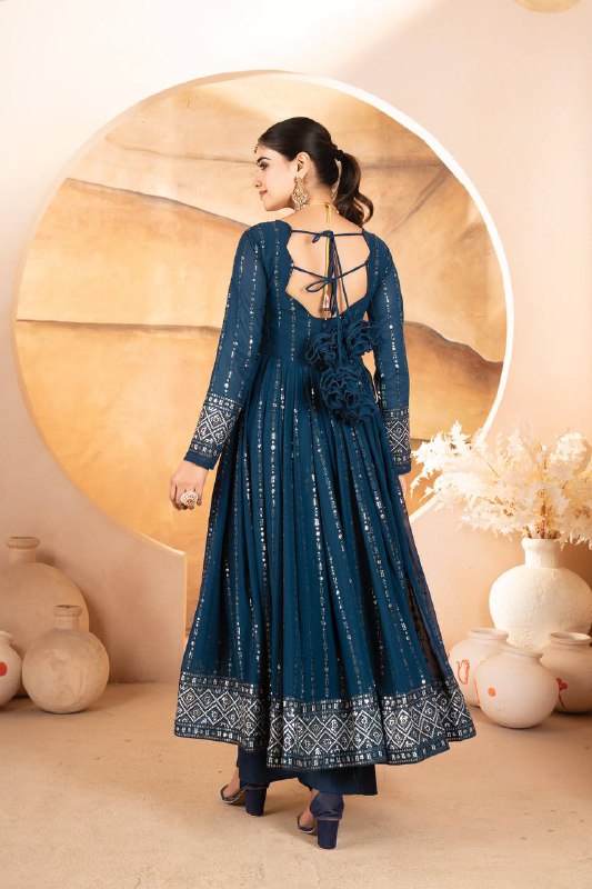 DESIGNER LUXURY ANARKALI SUIT SET
