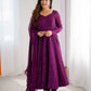 FULLY FLAIR KALI PATTERN AND CANVAS PATTA WITH DUPPTA SET PENT READY TO WEAR