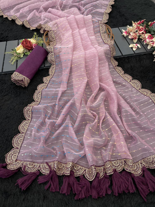 Beautiful designer Party wear saree