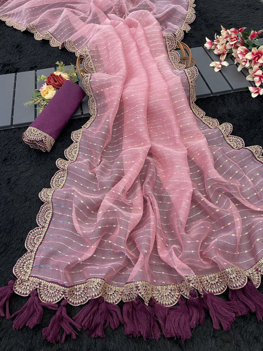 Beautiful designer Party wear saree