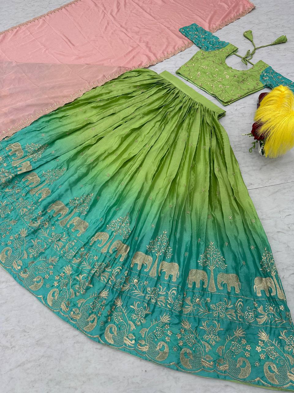 Chinon Launching New Festival Lehenga Choli