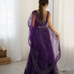 Net lehenga with sequins & Dori work Choli