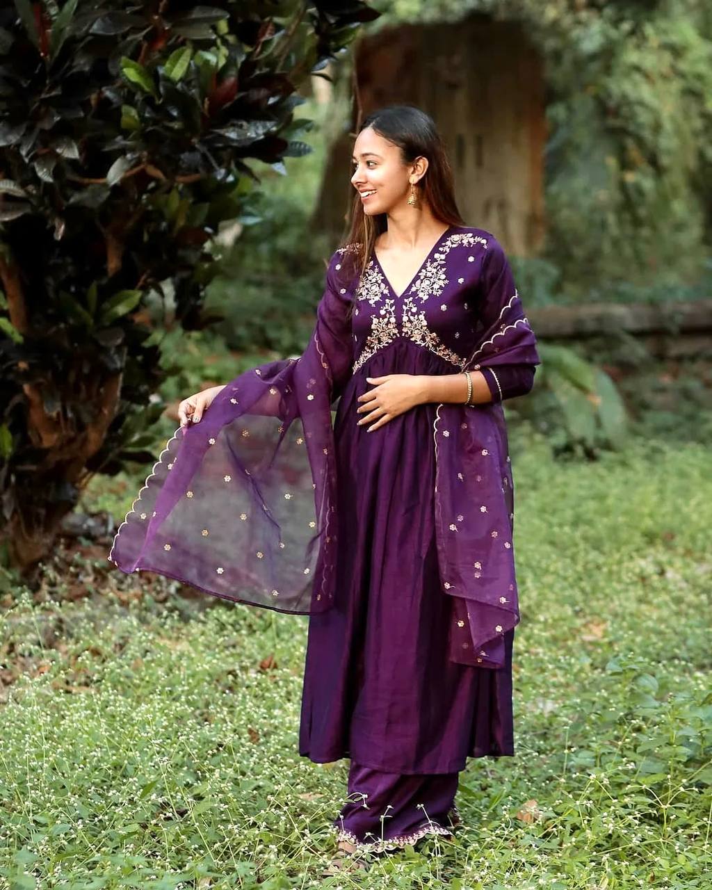 NEWLY LAUNCHED FLAIRED KURTI & PLAZZO SET