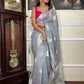 BEAUTIFUL RICH PALLU & JACQUARD WORK ON ALL OVER THE SAREE