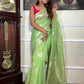BEAUTIFUL RICH PALLU & JACQUARD WORK ON ALL OVER THE SAREE
