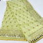Net saree with sequins & dori work Saree