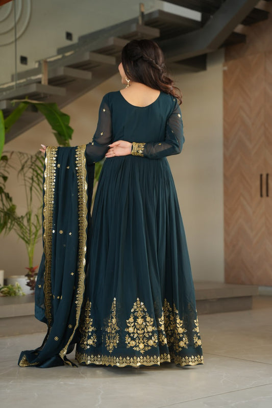 PREMIUM DESIGNER READYMADE GOWN-DUPATTA COLLECTIONS 2025