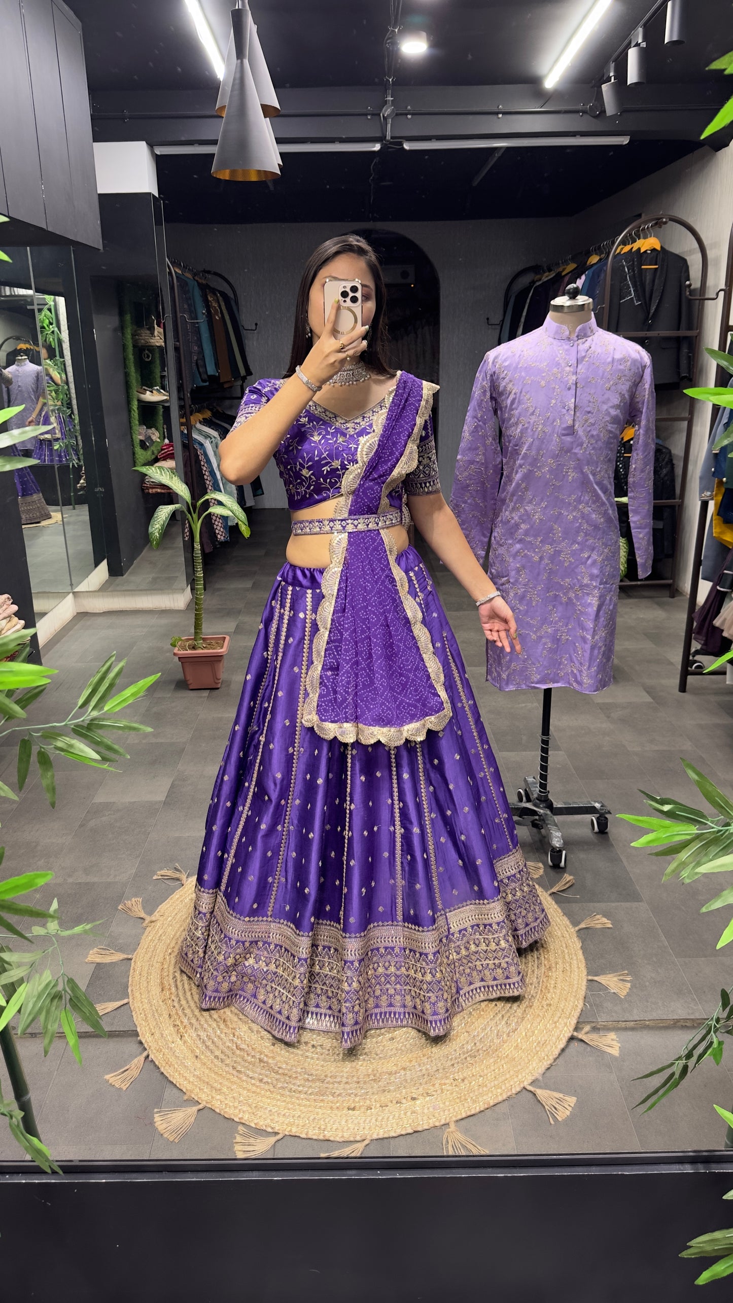 Dreamer Lehenga Choli* (Full Stitched) Couple Set