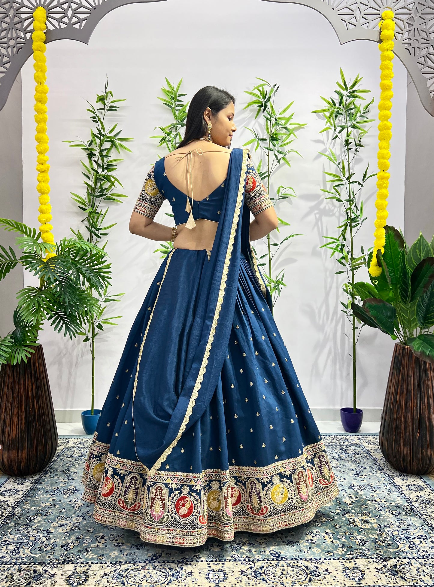 Damaniya Lehenga Choli (Full Stitched)