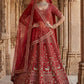 New Designer Heavy Work With Fabriced Bridal Lehenga
