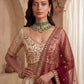 Gadhwal Silk And Dupatta Are Fabricated On Net Pair Lehenga