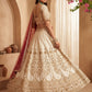 Gadhwal Silk And Dupatta Are Fabricated On Net Pair Lehenga