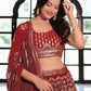 Art Silk Pair With Dupatta Are Georgette Lehenga