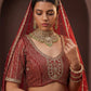Fancy Designer Various Sequance Embroidery Crystal Pipe Hand Work Lehenga