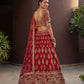 Fancy Designer Various Sequance Embroidery Crystal Pipe Hand Work Lehenga