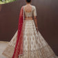 Fancy Designer Various Sequance Embroidery Crystal Pipe Hand Work Lehenga