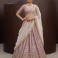 Fancy Designer Various Sequance Embroidery Crystal Pipe Hand Work Lehenga
