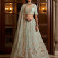 Fancy Designer Multy Thread Dori Embroidery Zarkhan Diamond Work Lehenga