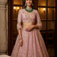 Fancy Designer Multy Thread Dori Embroidery Zarkhan Diamond Work Lehenga