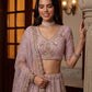Fancy Designer Multy Thread Dori Embroidery Zarkhan Diamond Work Lehenga