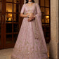 Fancy Designer Multy Thread Dori Embroidery Zarkhan Diamond Work Lehenga