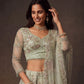 Beautified With Fancy Jari Sequanc Multy Thread Dori Embroidery Work Lehenga