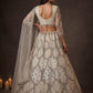 Beautified With Fancy Jari Sequanc Multy Thread Dori Embroidery Work Lehenga
