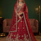 Beautified With Fancy Jari Sequance Dori Embroidery Beads Work Lehenga