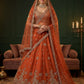 Beautified With Fancy Jari Sequance Dori Embroidery Beads Work Lehenga