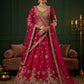 Beautified With Fancy Jari Sequance Dori Embroidery Beads Work Lehenga