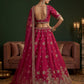 Beautified With Fancy Jari Sequance Dori Embroidery Beads Work Lehenga