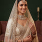 Beautified With Fancy Jari Sequance Dori Embroidery Beads Work Lehenga