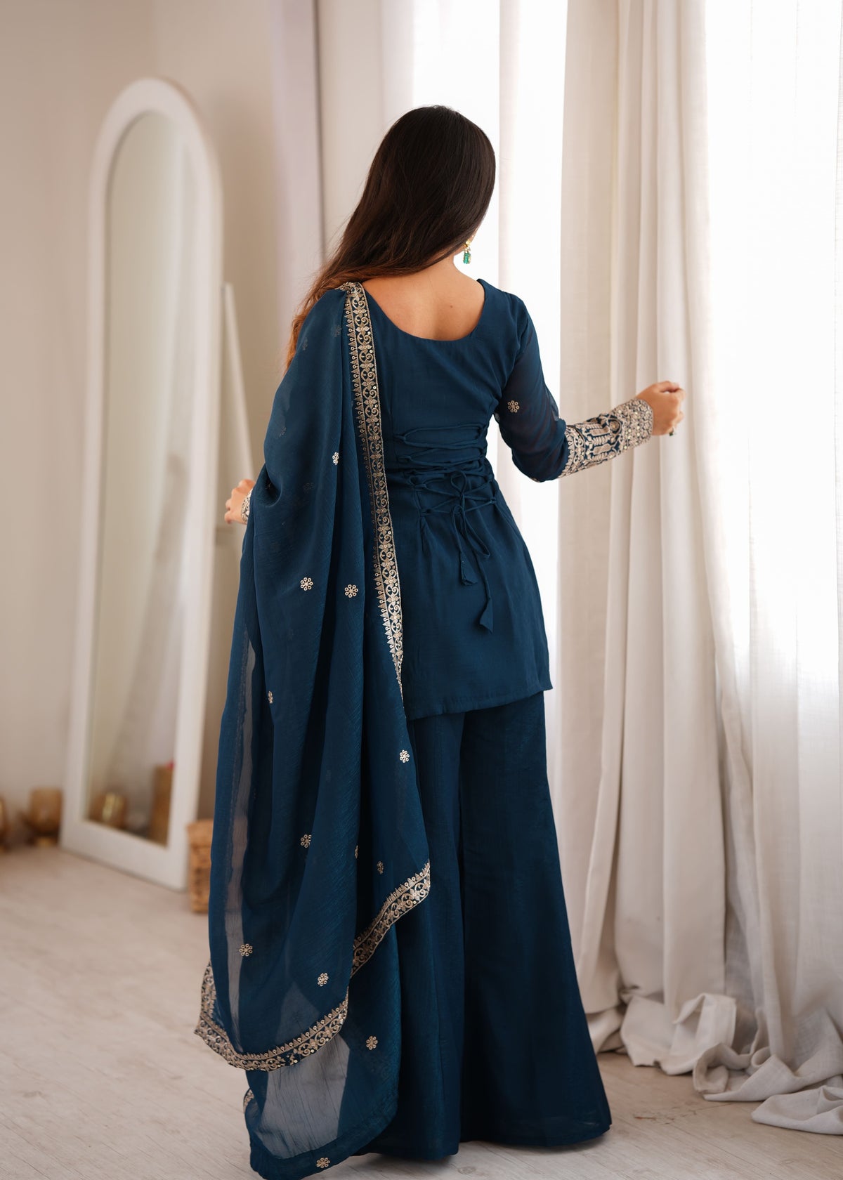 PRESENTING NEW CRUNCHY SILK FABRIC 3 PEACE