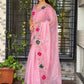 Pastel perfection meets royal elegance saree