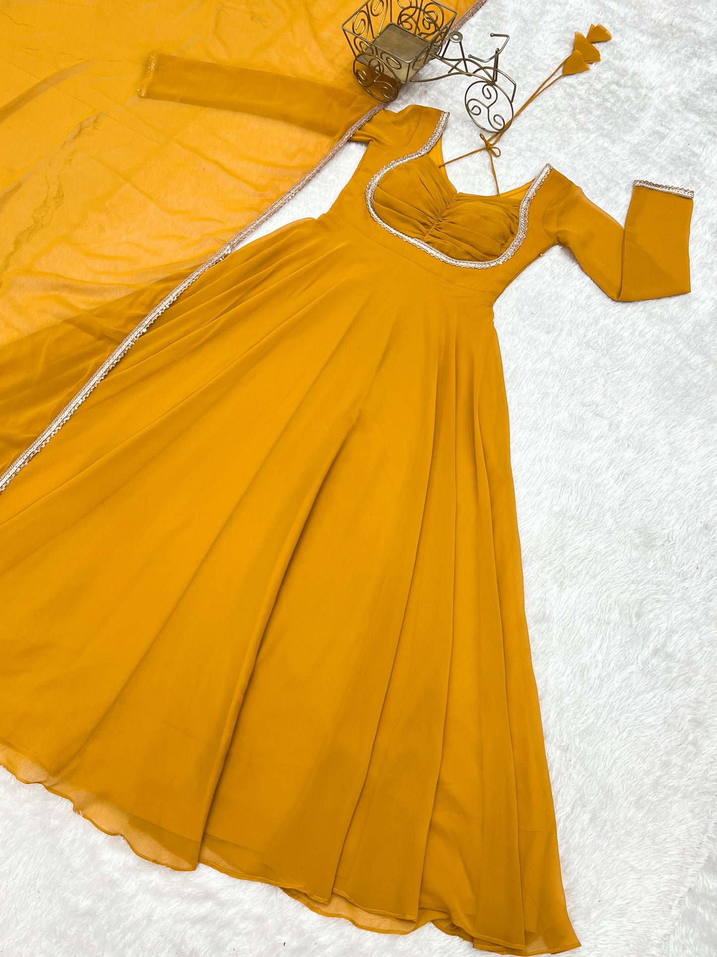 PRESENTING NEW GEORGETTE ANARKALI GOWN