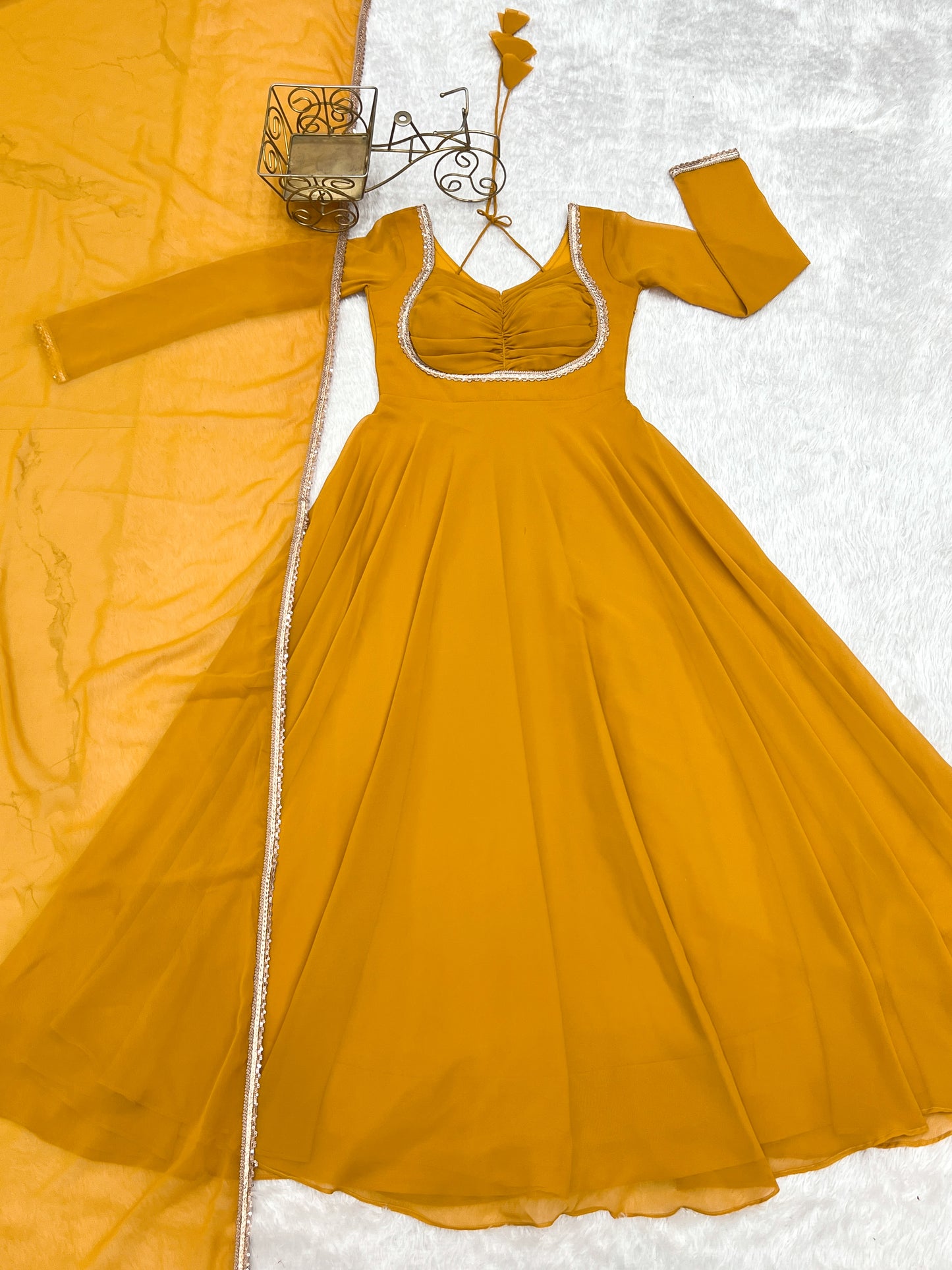 PRESENTING NEW GEORGETTE ANARKALI GOWN