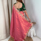 Viscose satin silk jacquard saree