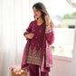 PRESENTING NEW CRUNCHY SILK FABRIC WITH EMBROIDERY SEQUENCE