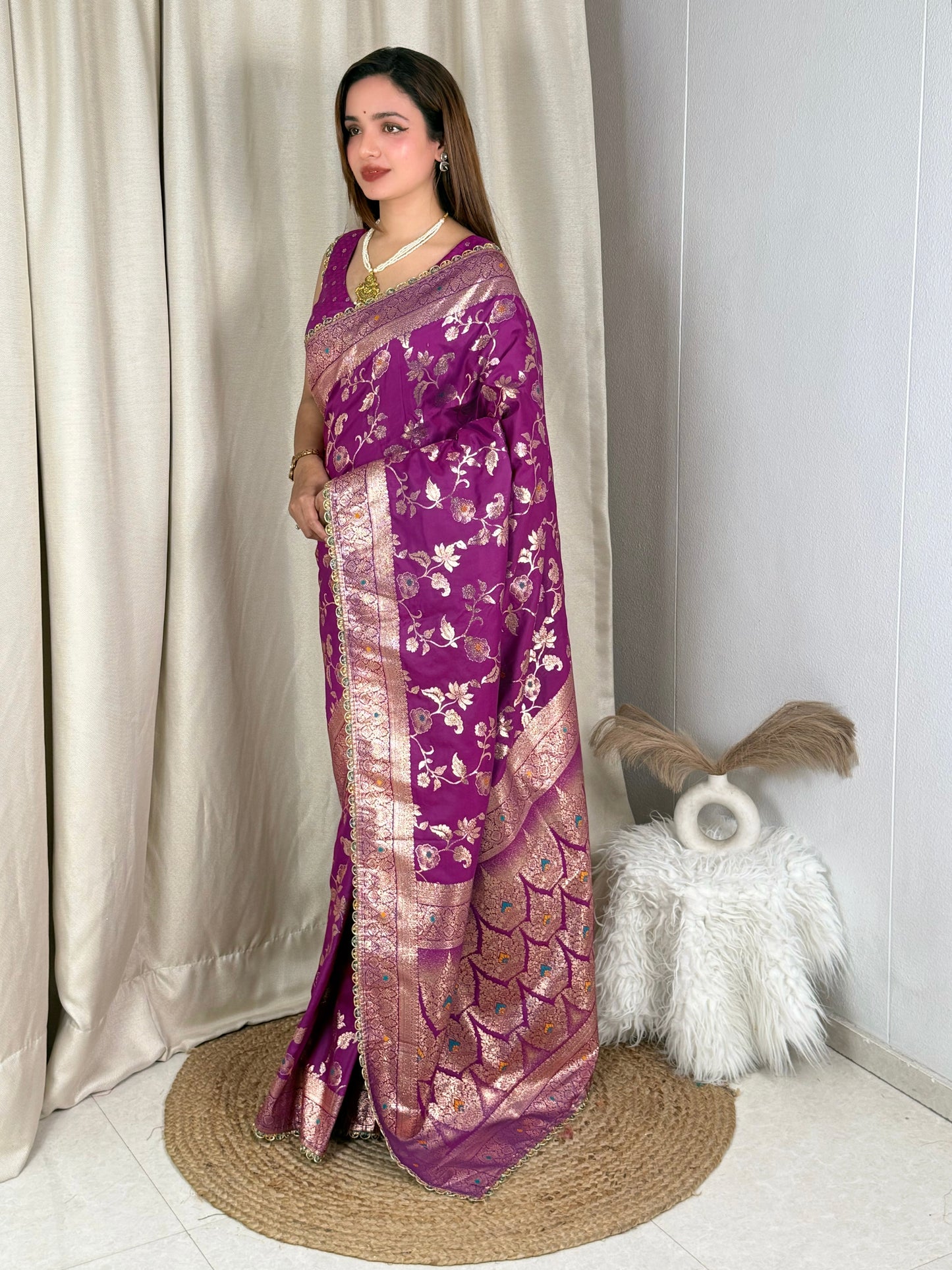 Banarasi silk festive season special with this silk beauty saree