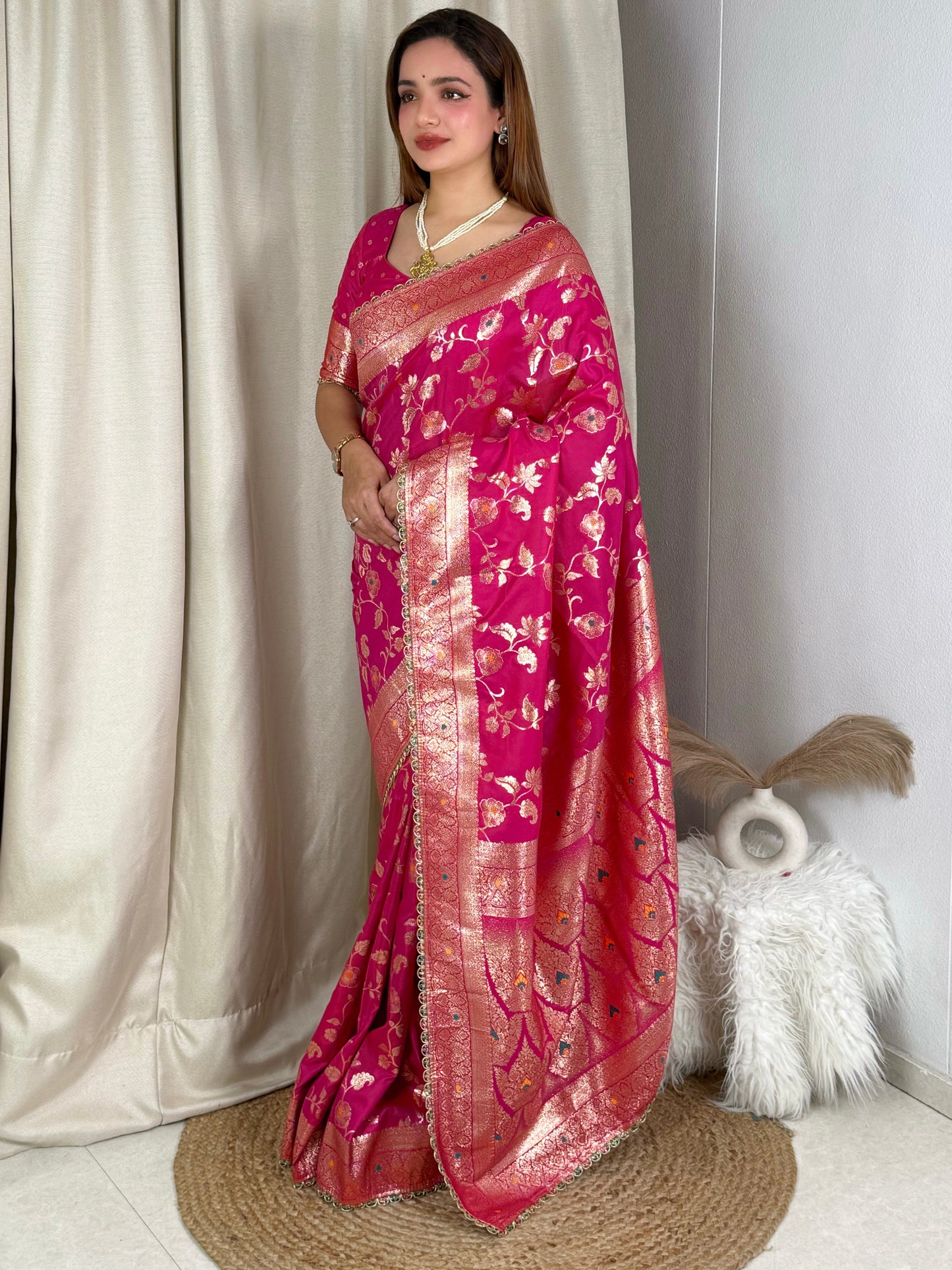 Banarasi silk festive season special with this silk beauty saree