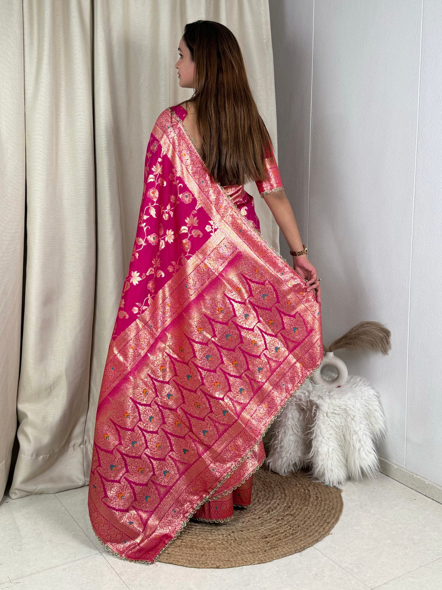 Banarasi silk festive season special with this silk beauty saree