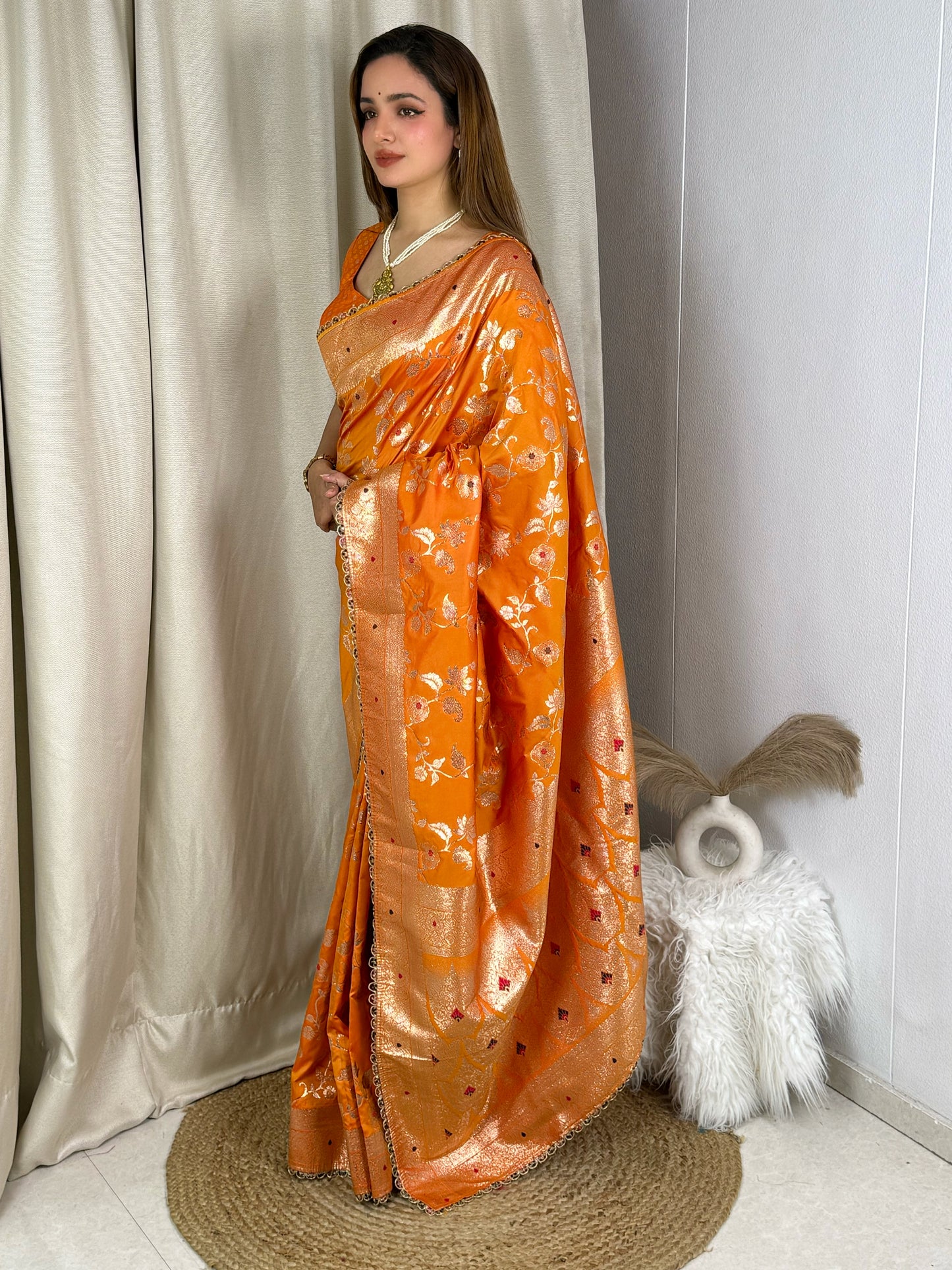 Banarasi silk festive season special with this silk beauty saree
