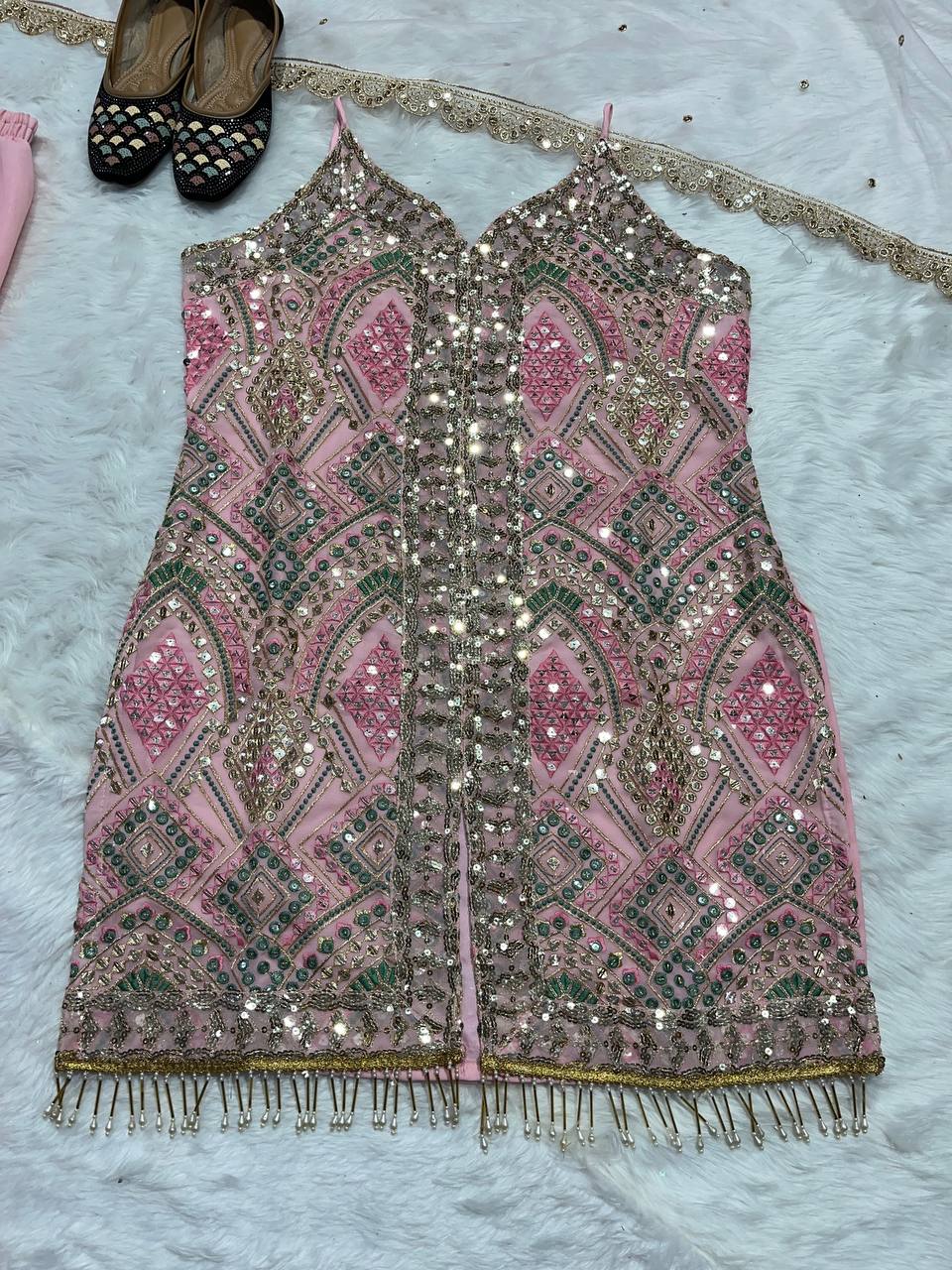 Launching New Designer Party Wear Look Top , Sharara Plazzo  and Dupatta