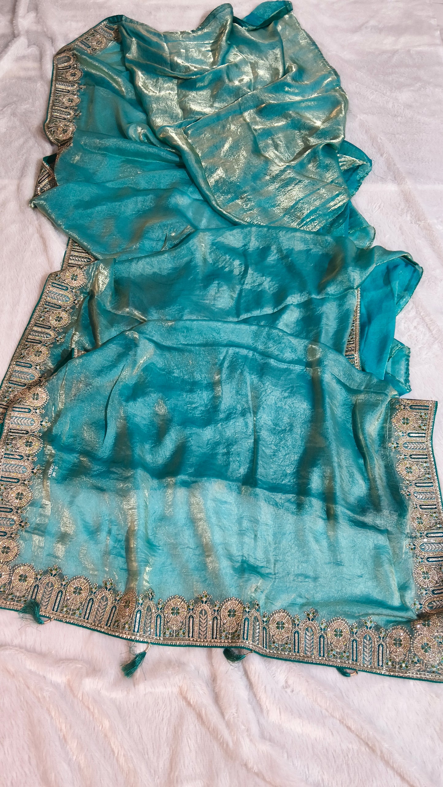 Premium Gamy Silk Designer Saree Set