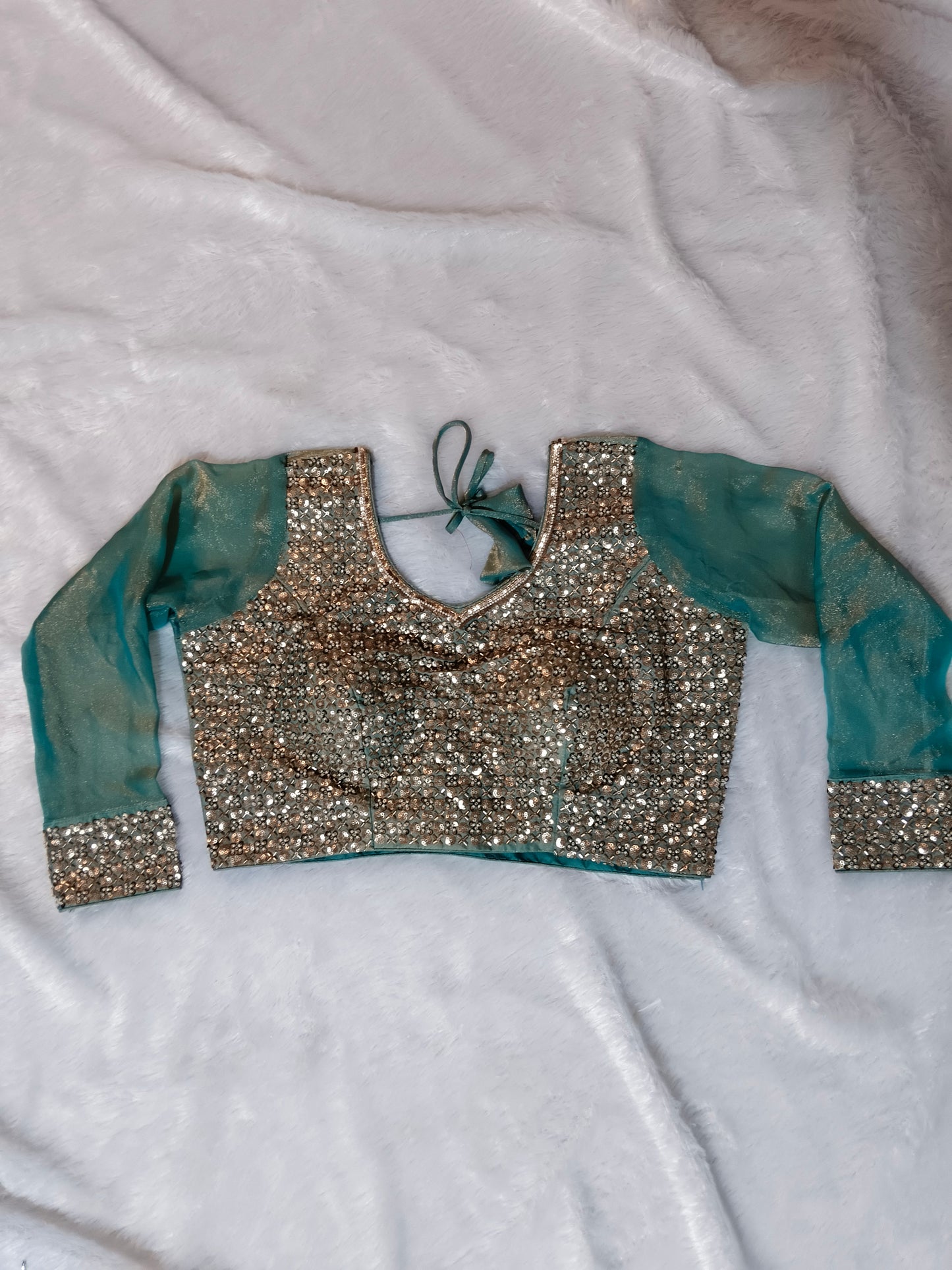 Premium Gamy Silk Saree Set with Heavy Beads Work Blouse